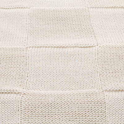 Плед Cella вязаный, бежевый (без подарочной коробки)