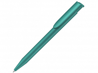 Ручка шариковая пластиковая Happy Gum, soft-touch (Бирюзовый)