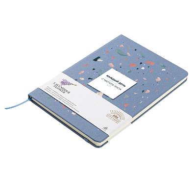 Блокнот из растительного сырья Tutti Frutti в твёрдом переплёте, лавандовый