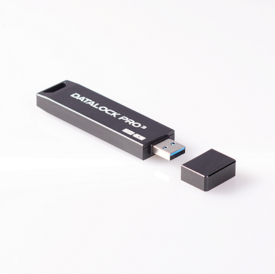 Флешка с пин кодом DataLock PRO3 USB 3.0, синий, 64Гб
