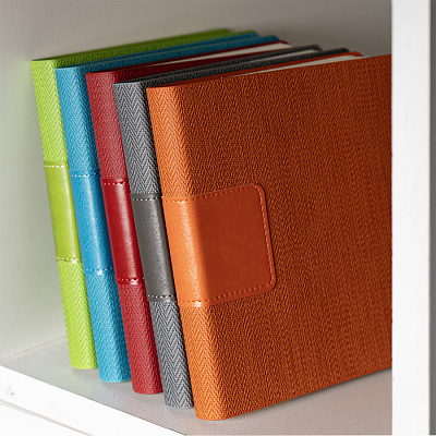 Ежедневник недатированный Scotty, А5-,  зеленое яблоко, кремовый блок, без обреза