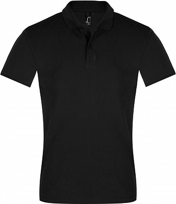 Рубашка поло мужская Perfect Men 180 черная (Черный)