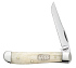Нож перочинный ZIPPO Smooth Natural Bone Mini Trapper, 89 мм, цвет слоновой кости - Фото 1