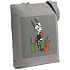 Холщовая сумка «Зайцы и морковное мороженое», серая - Фото 1