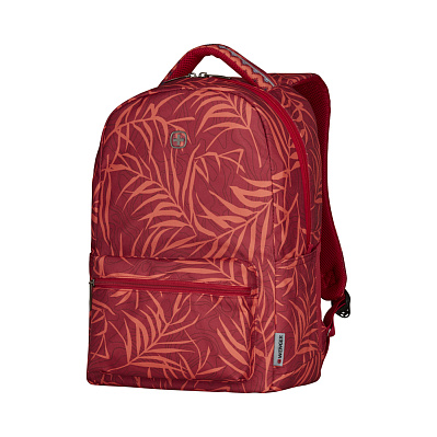 Рюкзак WENGER Colleague 16''  с рисунком, полиэстер, 36 x 25 x 45 см, 22 л (Красный)