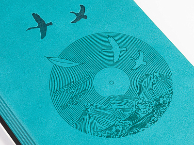 Ежедневник недатированный "Аскона", формат А5, гибкая обложка, бирюзовый