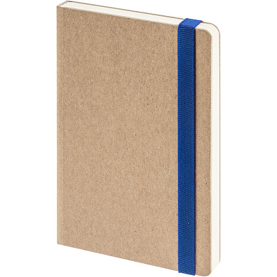 Ежедневник Eco Write Mini, недатированный, с синей резинкой (Синий)