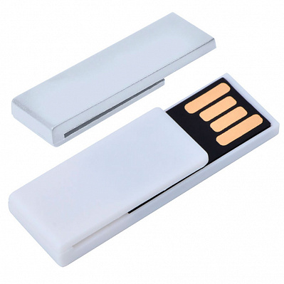 USB flash-карта "Clip" (8Гб) (Белый)