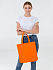 Холщовая сумка Avoska, оранжевая - Фото 5