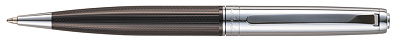 Ручка шариковая Pierre Cardin LEO, цвет - серебристый и коричневый. Упаковка B-1 (Серебристый)