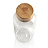 Бутылка для воды из rPET (стандарт GRS) с крышкой из бамбука FSC® - Фото 4