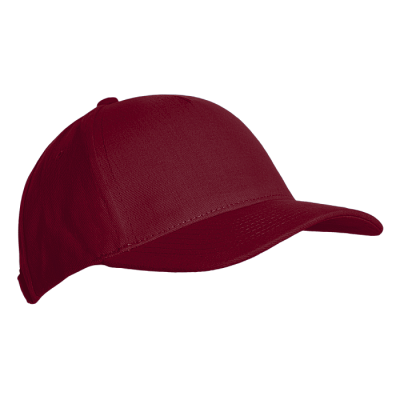 Бейсболка STAN 5 клиньев хлопок 280, 03 (Бордовый)