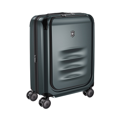 Чемодан VICTORINOX Spectra™ 3.0 Global Carry-On, темно-зеленый, поликарбонат Sorplas™, 40x20x55 см, 39 л