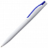 Ручка шариковая Pin, белая с синим - Фото 2