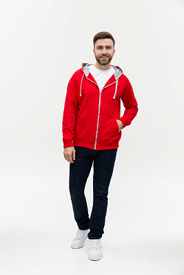 Толстовка мужская STAN с капюшоном на молнии футер без начёса 260, 61