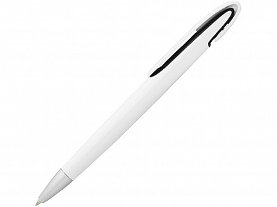 Ручка пластиковая шариковая Rio (Белый/черный)