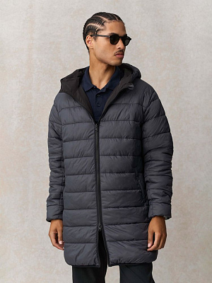 Куртка-парка унисекс Reverse, темно-синяя