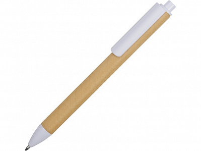 Ручка картонная шариковая Эко 2.0 (Бежевый/белый)