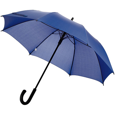 Зонт-трость Undercolor с цветными спицами  (Синий)