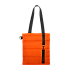Шоппер Superbag Bubble, с кнопкой (оранжевый с черным) - Фото 3