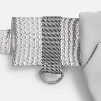 Стропа текстильная Fune 20 S, серая, 10 см