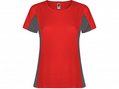 Спортивная футболка Shanghai женская (Красный/графитовый)