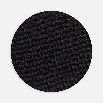 Наклейка тканевая Lunga Round, M, черная (Чёрный)