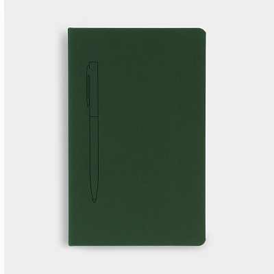 Ежедневник Magnet Shall, недатированный, зеленый
