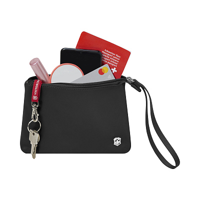 Портфель VICTORINOX Victoria Signature Briefcase, черный, нейлон/кожа, 42x13x30 см, 13 л