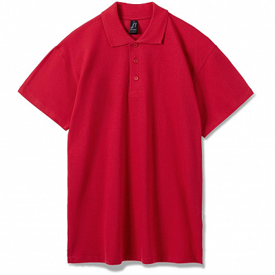 Рубашка поло мужская Summer 170, красная (Красный)