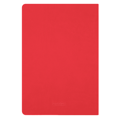 Ежедневник Латте софт-тач (Latte soft touch) недатированный, красный