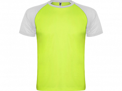 Спортивная футболка Indianapolis мужская (Неоновый зеленый/белый)