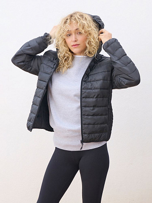 Куртка с капюшоном женская Stream Women, черная