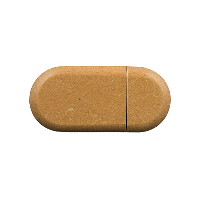 Дерево 05 Бумага овал, 4Гб, переходник мини-пвх