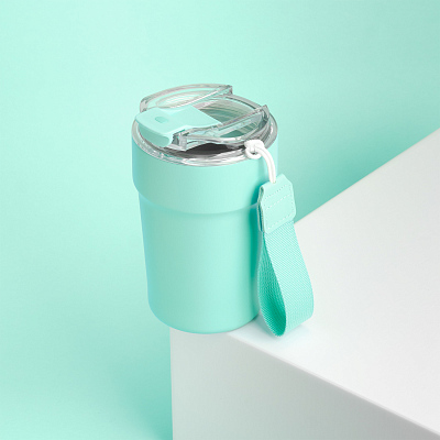 Термокружка вакуумная Монако (Monaco), аква