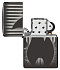Зажигалка ZIPPO Classic с покрытием High Polish Black, латунь/сталь, черная, глянцевая, 38x13x57 мм - Фото 4