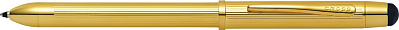 Многофункциональная ручка Cross Tech3+. Цвет - золотистый. (Золотистый)