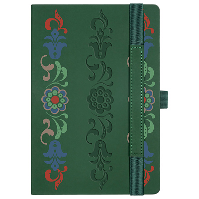 Ежедневник Alpha недатированный, зеленый/оливковый