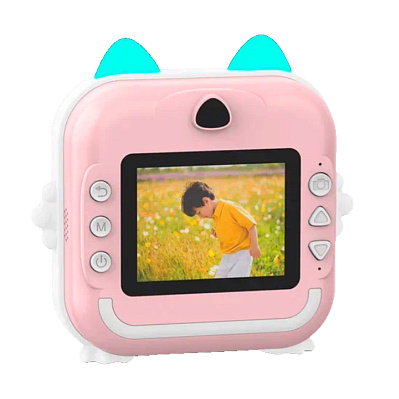 Детская камера c печатью фотографий Kid Joy Print Cam Q5  (Розовый)