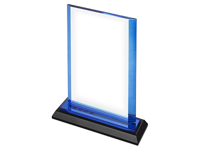 Награда Line (Прозрачный, синий)