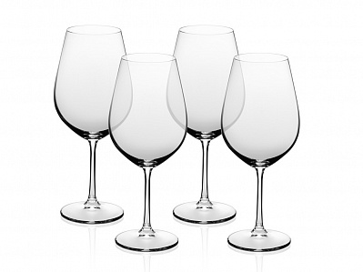 Набор бокалов для вина Crystalline, 690 мл, 4 шт (Прозрачный)