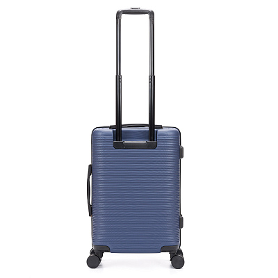 Чемодан TORBER Onego, синий, ABS-пластик, 59,5 х 39,5 х 24 см, 46 л