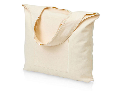 Сумка-шоппер Vest long из хлопка 340 г/м2 (Натуральный)