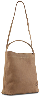 Сумка женская KLONDIKE YUKON «Nora», натуральная кожа в светло-коричневом цвете, 30 х 32,5 х 12 см