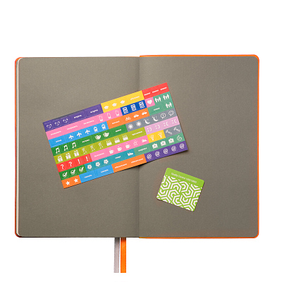 Ежедневник Твид (Tweed) недатированный, оранжевый