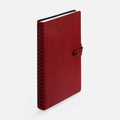 Ежедневник Strep Front на заказ, недатированный, красный