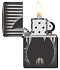 Зажигалка ZIPPO Classic с покрытием High Polish Black, латунь/сталь, черная, глянцевая, 38x13x57 мм - Фото 3