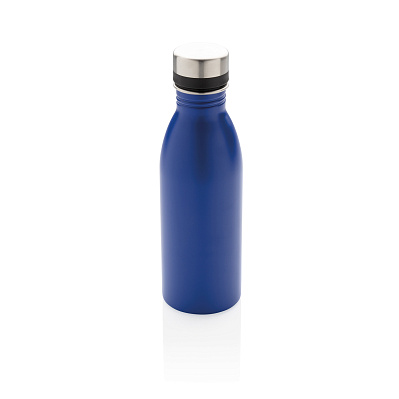 Бутылка для воды Deluxe из нержавеющей стали, 500 мл (Синий;)