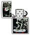 Зажигалка ZIPPO Skateboard Design с покрытием Street Chrome, латунь/сталь, серебристая, 38x13x57 мм - Фото 4