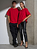 Футболка Oversize Premium, красная - Фото 12